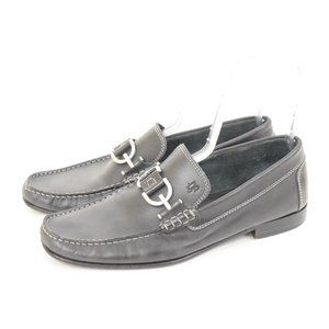 Donald Pliner Black Soft Leather Mocassin Loafers